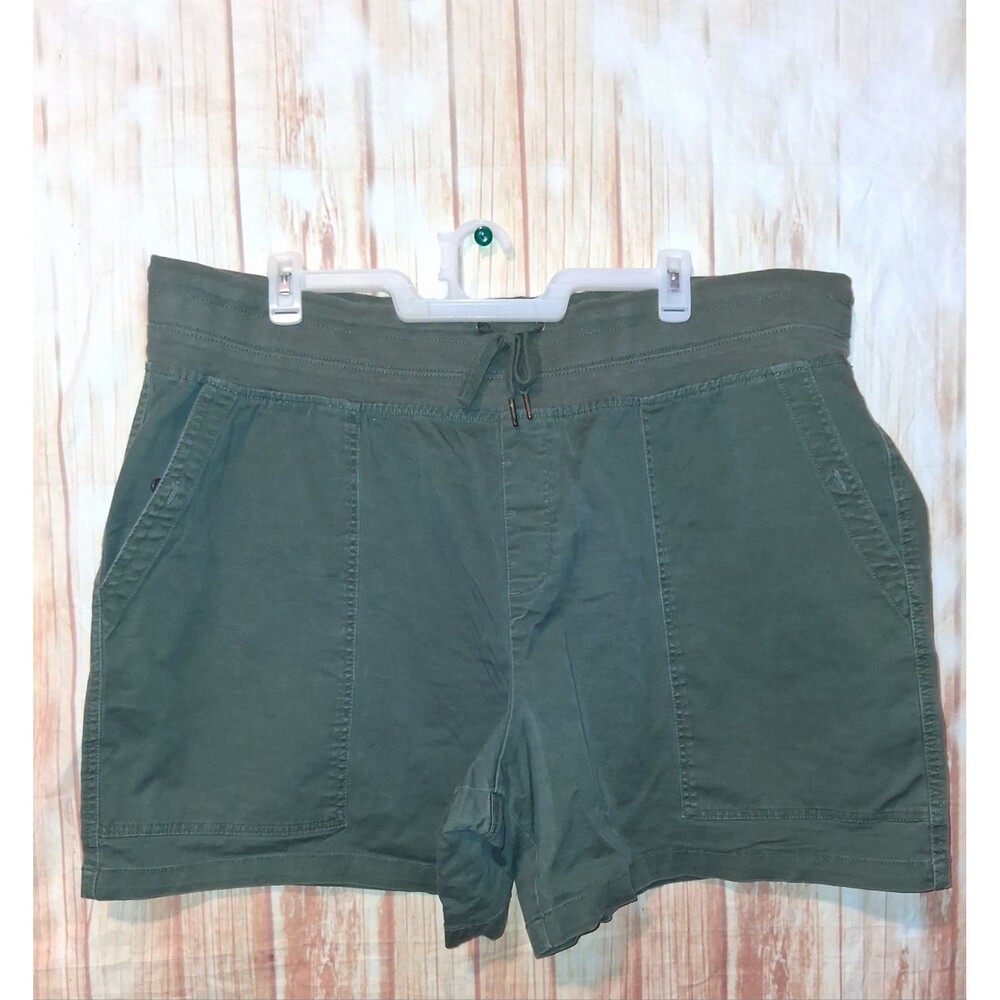 Terra & Sky Olive Pull-on Bermuda Shorts Sz 3X